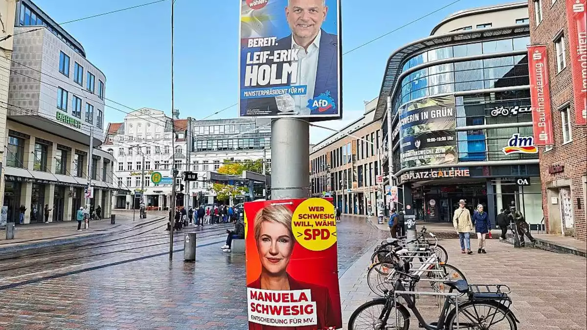 Wahlbeteiligung im Nordosten bis 14 Uhr deutlich höher als 2021