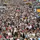 Mit einer Million Menschen rechnet die Festleitung am ersten Wochenende.  - Bild: Felix Hörhager/dpa