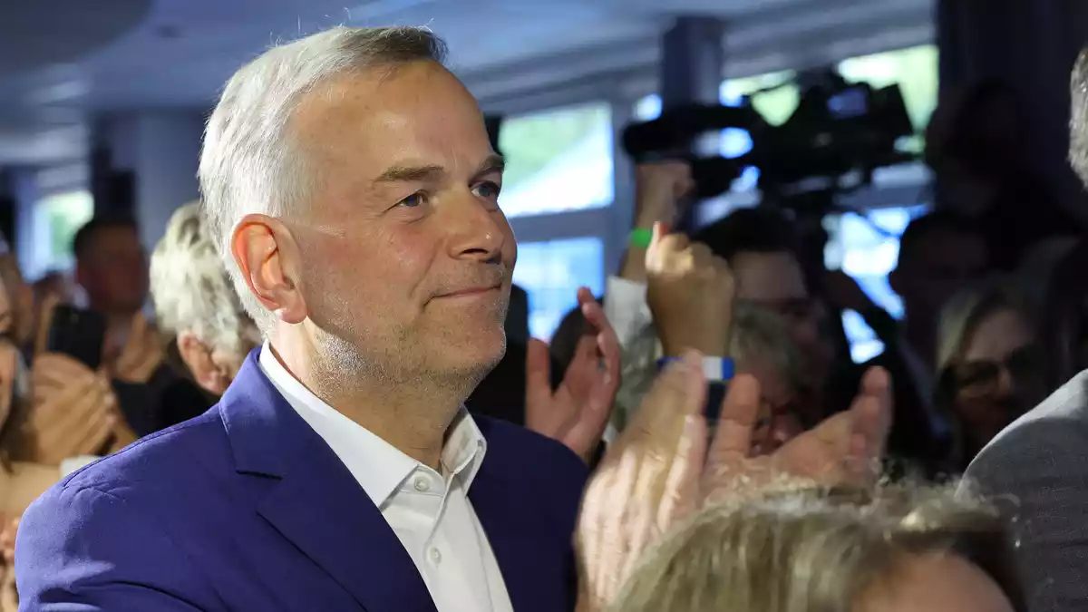 Leif-Erik Holm, Ministerpräsidentenkandidat der AfD, zeigte sich im Landtagswahlkampf in Mecklenburg-Vorpommern bürgerlich und nahbar. - Bild: Jens Büttner/dpa