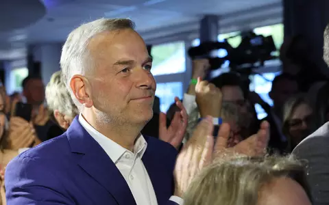 Leif-Erik Holm, Ministerpräsidentenkandidat der AfD, zeigte sich im Landtagswahlkampf in Mecklenburg-Vorpommern bürgerlich und nahbar. - Foto: Jens Büttner/dpa