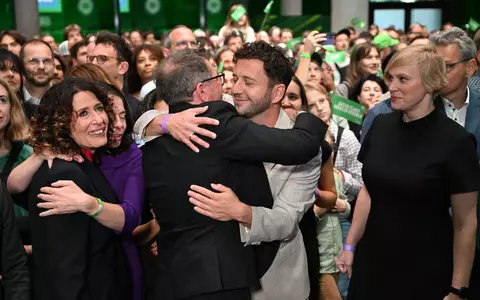 Die Grünen setzen nach der Berlin-Wahl auf eine Koalition mit Linke und SPD.  - Foto: Annette Riedl/dpa