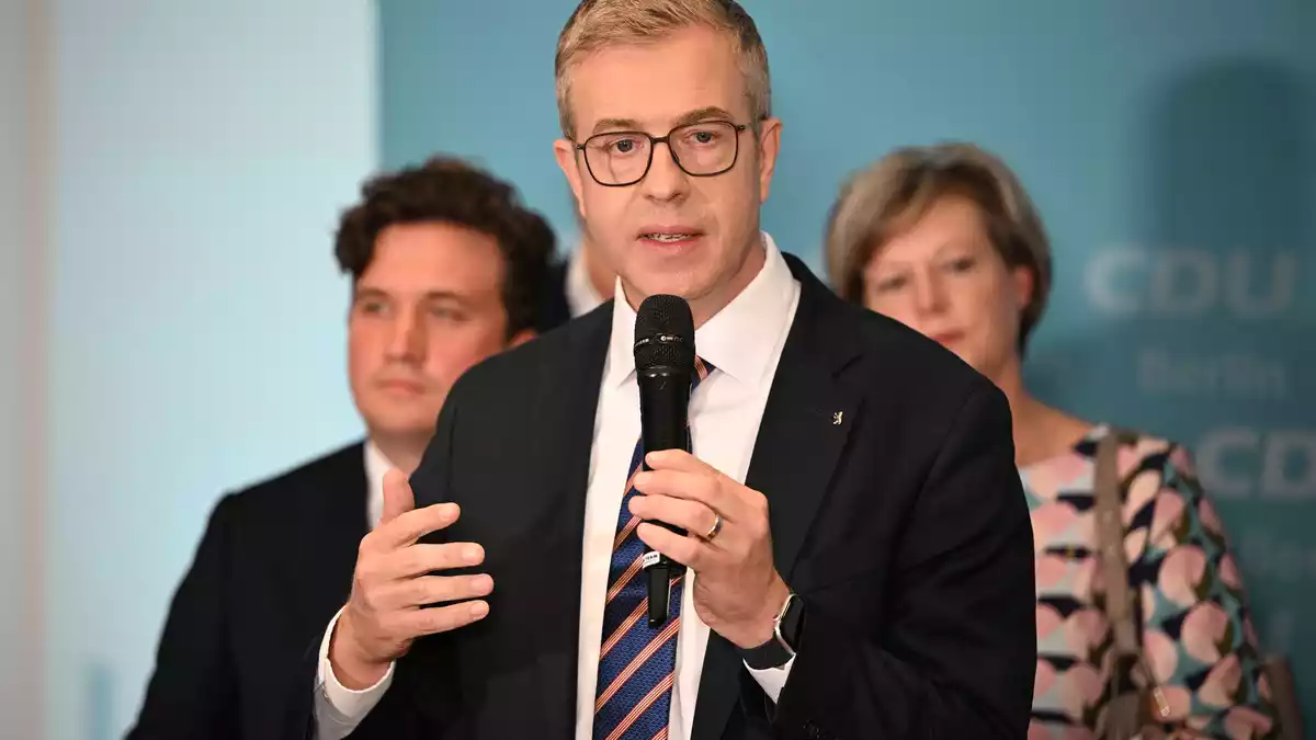 CDU-Spitzenkandidat Stefan Evers muss eine Niederlage einstecken.  - Bild: Bernd von Jutrczenka/dpa
