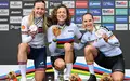 Franziska Koch (r) gewann Bronze im Zeitfahren. - Foto: Graham Hughes/The Canadian Press/AP/dpa