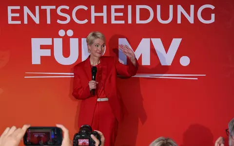 Manuela Schwesig ist Zweitplatzierte, erhebt aber wie die AfD den Regierungsanspruch. - Foto: Bernd Wüstneck/dpa