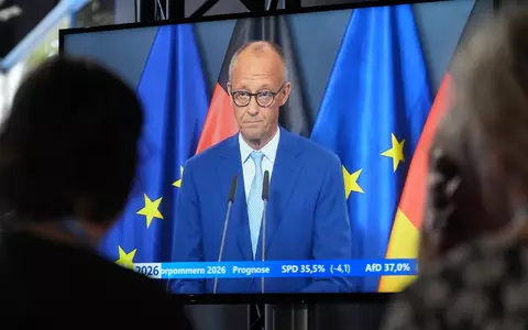 Kanzler Merz sagt, am Ergebnisder CDU in Mecklenburg-Vorpommern gebe es nichts schönzureden. - Foto: Marcus Brandt/dpa Pool/dpa