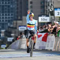 Remco Evenepoel ist im Zeitfahren nicht zu schlagen. - Foto: Christinne Muschi/The Canadian Press/AP/dpa
