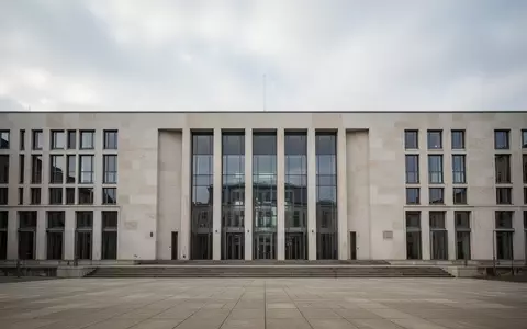 Moderne Fassade eines Berliner Regierungsgebäudes bei bewölktem Himmel ohne Personen oder Beschilderungen. - Foto: über boerse-global.de