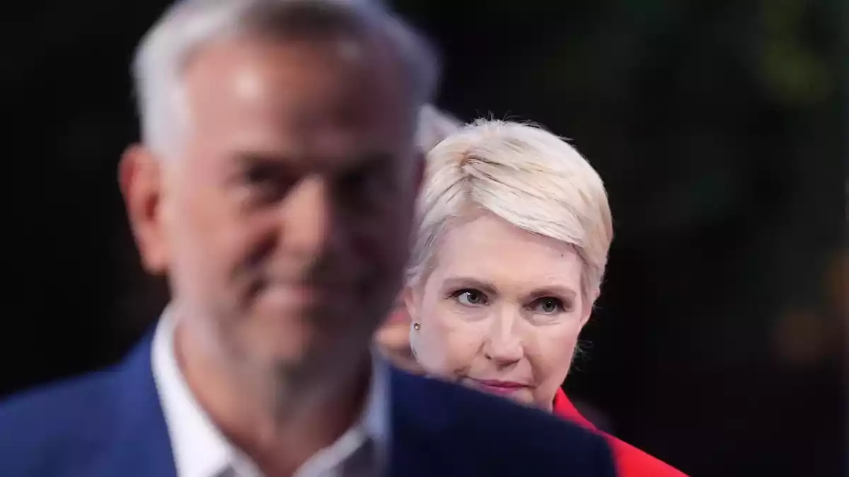 Die AfD mit Leif-Erik holm landete bei der Landtagswahl vor der SPD von Ministerpräsidentin Manuela Schwesig.  - Bild: Marcus Brandt/dpa Pool/dpa