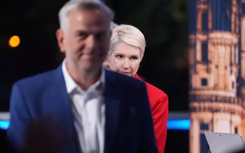 Die AfD mit Leif-Erik Holm landete bei der Landtagswahl vor der SPD um Ministerpräsidentin Manuela Schwesig. - Foto: Marcus Brandt/dpa Pool/dpa