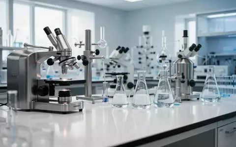 Ein steriles, modernes Labor mit wissenschaftlichen Geräten und Glasbehältern vor einem hellen, professionellen Hintergrund. - Foto: über boerse-global.de