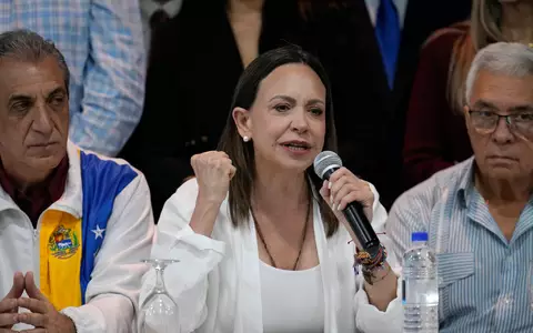 Venezuelas Oppositionsführerin Maria Corina Machado will möglichst bald in ihr Heimatland zurückkehren. (Archivbild) - Foto: Matias Delacroix/AP/dpa