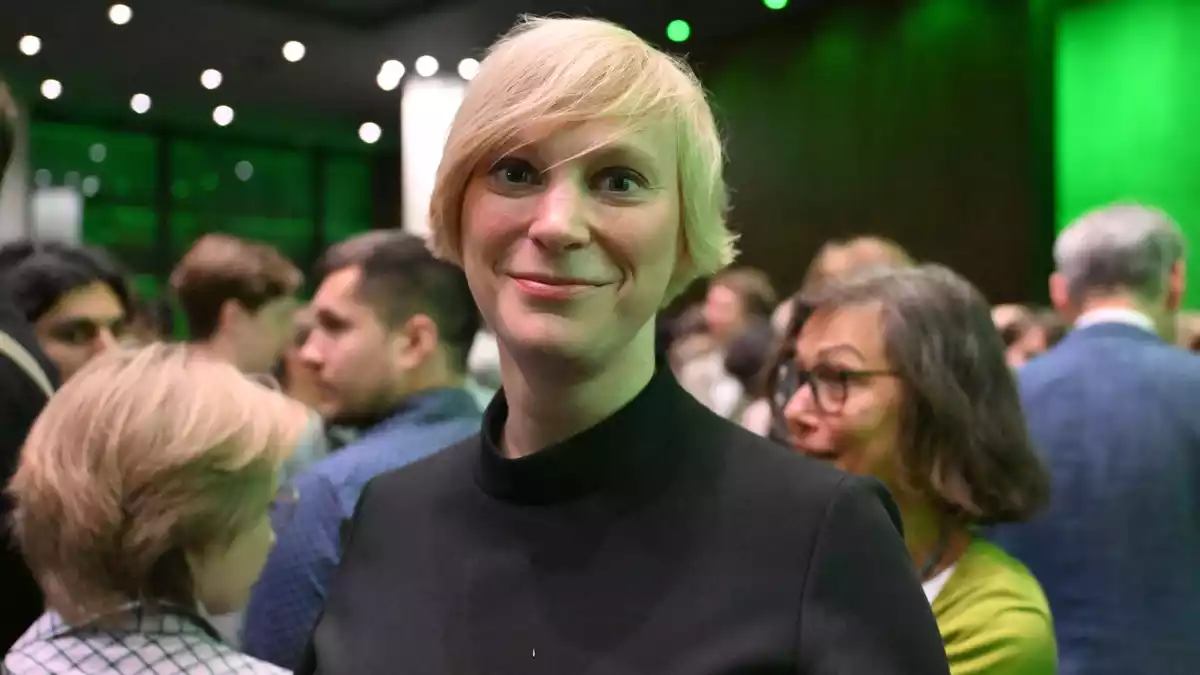 Nina Stahr und die Grünen könnten Königsmacher für eine neue Koalition werden.  - Bild: Annette Riedl/dpa