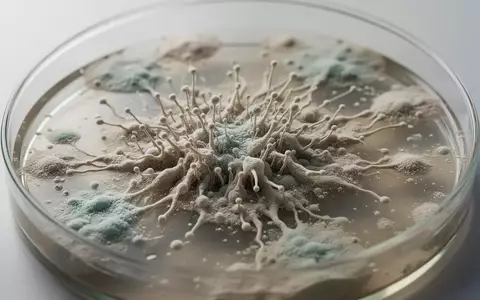 Nahaufnahme einer mikrobiellen Kolonie in einer Laborschale, die die Komplexität biologischer Strukturen verdeutlicht. - Foto: über boerse-global.de