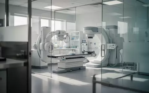 Ein modernes, steriles medizinisches Labor mit hochwertigen Diagnosegeräten in einer hellen, professionellen Umgebung. - Foto: über boerse-global.de