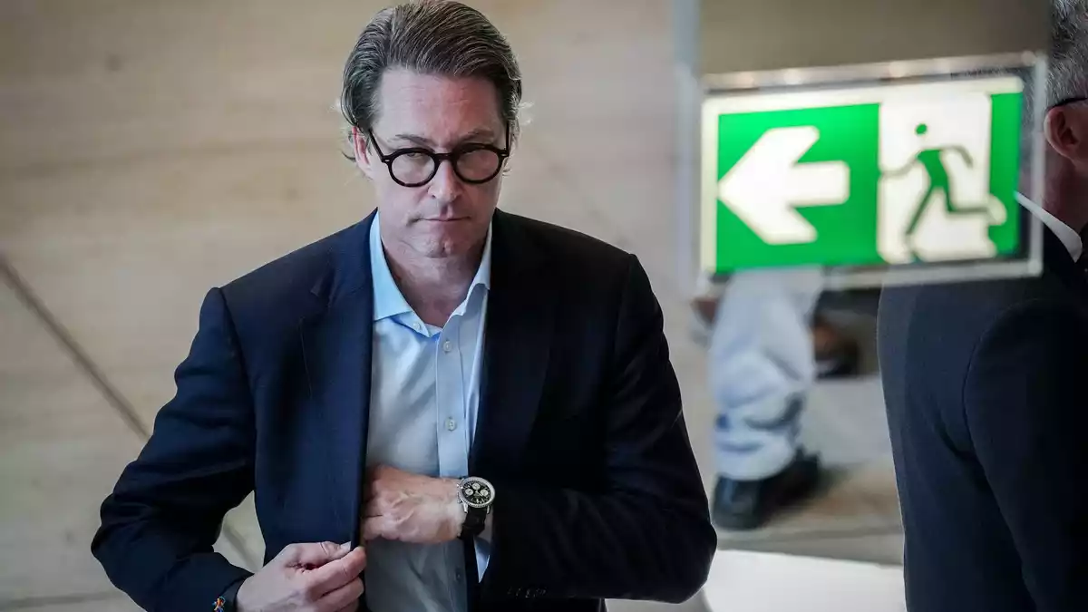 Ex-Bundesverkehrsminister Andreas Scheuer am Rande einer Sitzung des Bundestags. (Archivbild)  - Bild: Kay Nietfeld/dpa