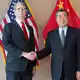 US-Finanzminister Bessent und Chinas Vize-Premier He hatten schon in der Vergangenheit zu Handelsfragen gesprochen.  - Bild: Bai Xueqi/XinHua/dpa