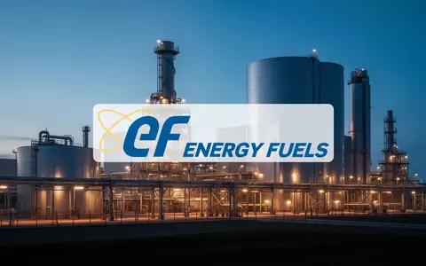 Moderne Industrieanlage zur Uranförderung in der Abenddämmerung als Symbol für den Energiemarkt - Foto: über boerse-global.de
