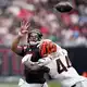 Die Texans-Offensive um C.J. Stroud kam gegen die Bengals nie ins Rollen. - Bild: David J. Phillip/AP/dpa