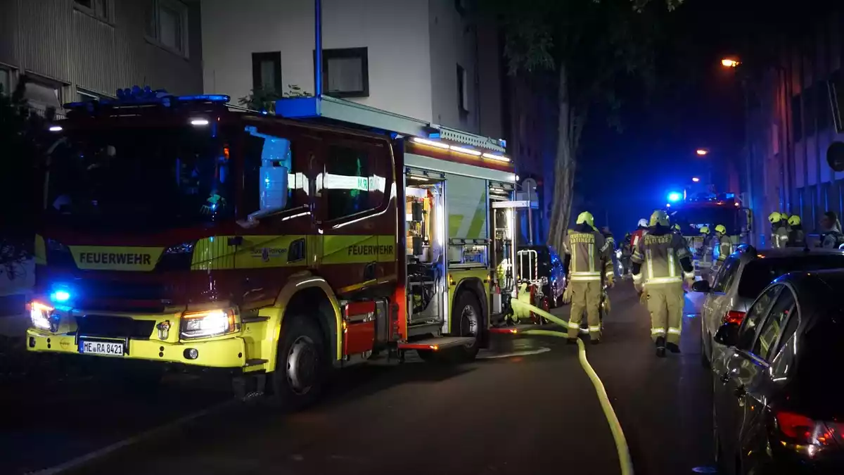 FW Ratingen: Kellerbrand in Stadtmitte - Bild: presseportal.de