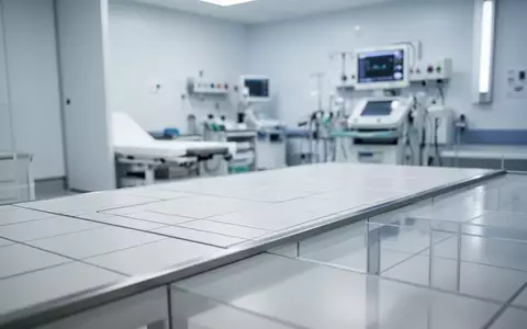 Ein steriler, modern gestalteter medizinischer Untersuchungsraum in einem Krankenhaus mit klinischer Beleuchtung. - Foto: über boerse-global.de