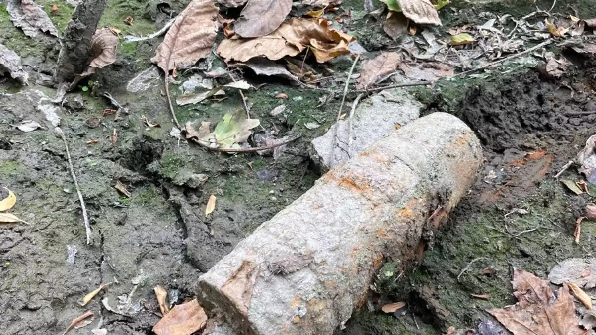 POL-DA: Riedstadt: Spaziergänger finden Panzergranate / Sprengung wird vorbereitet - Bild: presseportal.de