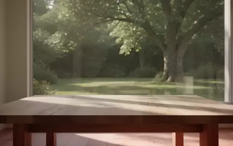 Ein heller, minimalistischer Raum mit sanftem Tageslicht und Blick in einen ruhigen Garten, der eine Atmosphäre von Ordnung und Ruhe vermittelt. - Foto: über boerse-global.de