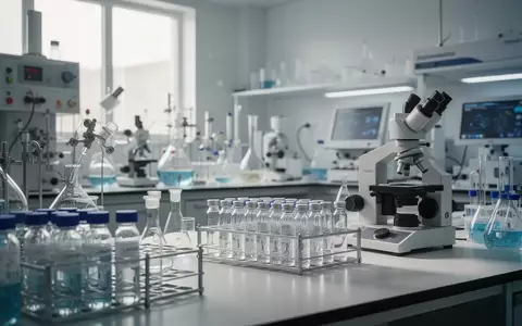 Moderne Laborumgebung für biopharmazeutische Forschung mit Glasfläschchen und hochwertiger technischer Ausstattung. - Foto: über boerse-global.de
