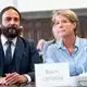 Die Angeklagte Christina Block und ihr aktueller Anwalt Ingo Bott. - Bild: Daniel Bockwoldt/dpa Pool/dpa