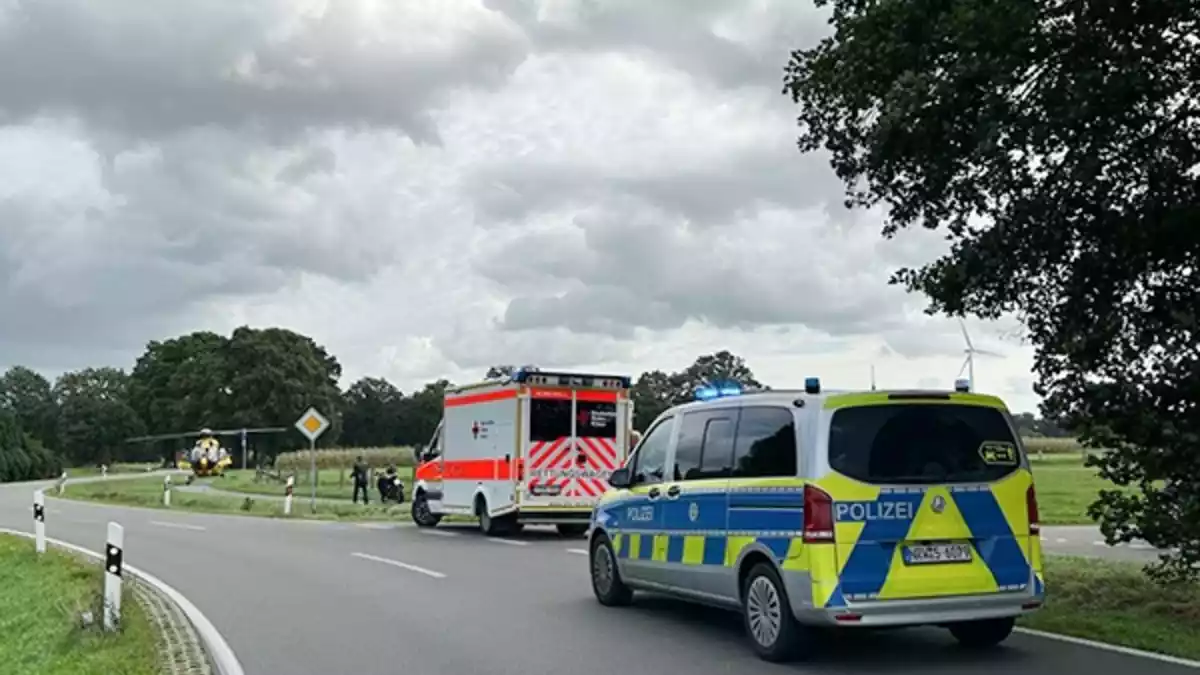 POL-ST: Recke, Motorradfahrer schwer verletzt, von der Fahrbahn abgekommen - Bild: presseportal.de