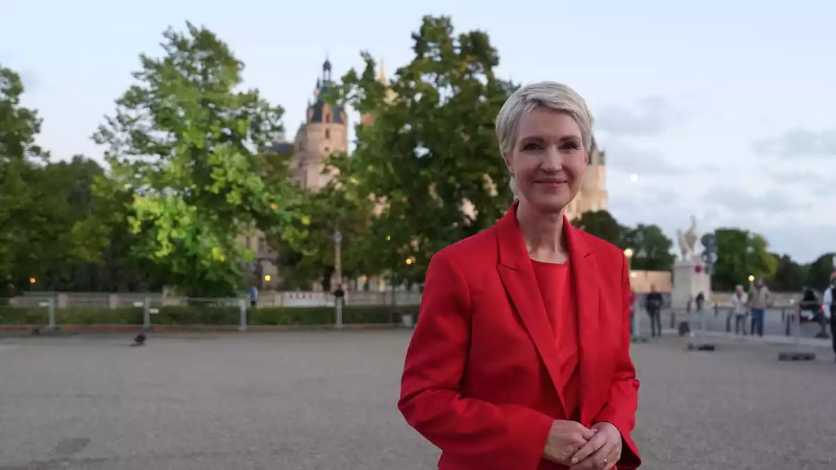 Schwesig will mit Linken und Grünen über eine Koalition reden.  - Bild: Marcus Brandt/dpa Pool/dpa