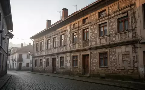 Ein historisches mehrstöckiges Gebäude mit traditioneller Fassade in einer ruhigen Kleinstadtstraße. - Foto: über boerse-global.de