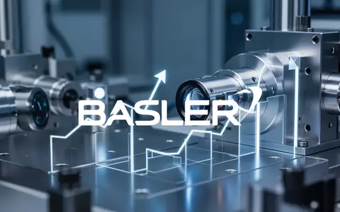 Abstraktes Bild einer hochmodernen Industrieumgebung mit präzisen optischen Komponenten und dynamischer Lichtstimmung. - Foto: über boerse-global.de