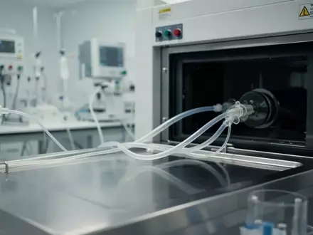 Ein steriler, hochmoderner medizinischer Laborraum mit technischer Ausstattung zur Organperfusion. - Foto: über boerse-global.de