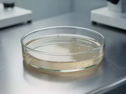 Eine sterile Petrischale auf einem Labortisch in einer klinischen Forschungsumgebung. - Foto: über boerse-global.de