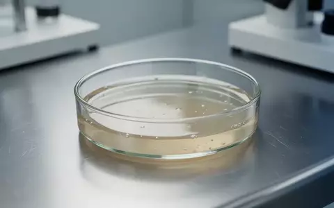 Eine sterile Petrischale auf einem Labortisch in einer klinischen Forschungsumgebung. - Foto: über boerse-global.de