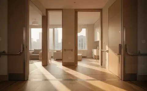 Ein barrierefreier Wohnraum mit bodengleichen Übergängen und hellem, natürlichem Licht in einer modernen Wohnung. - Foto: über boerse-global.de
