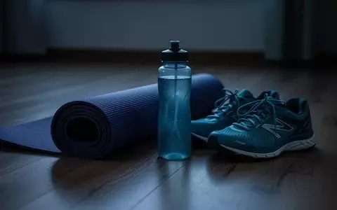 Symbolbild: Yogamatte, Trinkflasche und Laufschuhe - Foto: über boerse-global.de