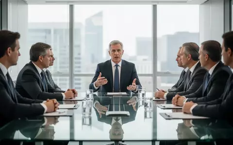 Ein professioneller Unternehmensberater spricht in einem modernen Konferenzraum vor Führungskräften. - Foto: über boerse-global.de