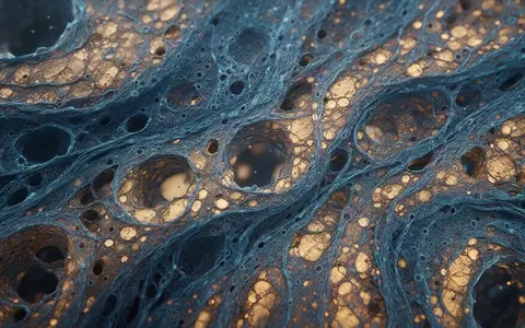 Mikroskopische Aufnahme von biologischem Gewebe zur Darstellung zellulärer Strukturen in einem Forschungslabor. - Foto: über boerse-global.de