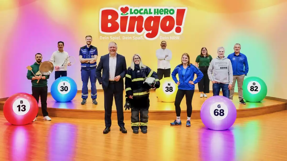 Local Hero Bingo!: Verkauf heute gestartet / Neue Lotterie verbindet Spielspaß mit gesellschaftlichem Engagement - Bild: presseportal.de