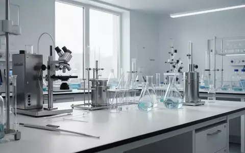 Ein modernes, helles pharmazeutisches Labor mit hochwertiger Laborausstattung und sterilen Oberflächen. - Foto: über boerse-global.de
