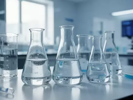 Nahaufnahme von sterilen Laborgefäßen in einer klinischen Umgebung, die eine wissenschaftliche Forschungsatmosphäre vermittelt. - Foto: über boerse-global.de