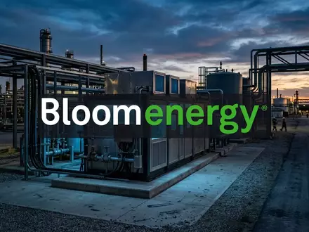 Moderne Wasserstoff-Brennstoffzellen-Technologie in einer industriellen Anlage bei Dämmerung. - Foto: über boerse-global.de