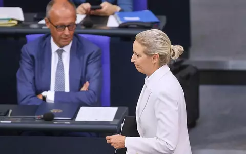 Friedrich Merz und Alice Weidel (Archiv) - Foto: via dts Nachrichtenagentur