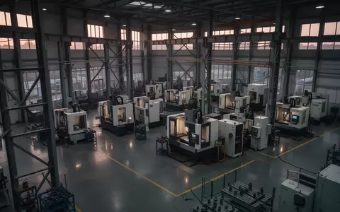 Eine moderne, weitläufige Industriehalle mit Fertigungsmaschinen in einer professionellen Produktionsumgebung. - Foto: über boerse-global.de