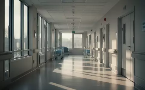Ein heller, moderner Krankenhausflur mit einfallendem Tageslicht und klaren architektonischen Linien. - Foto: über boerse-global.de