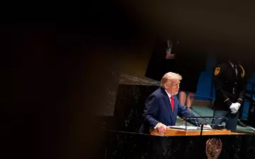 Trumps Rede wird am ersten Tag der UN-Generaldebatte erwartet. (Archivbild) - Foto: Angelina Katsanis/AP/dpa