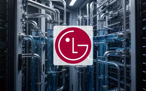 Abstrakte Darstellung von Hochleistungs-Kühlsystemen in einem modernen Rechenzentrum mit blauer Beleuchtung. - Foto: über boerse-global.de