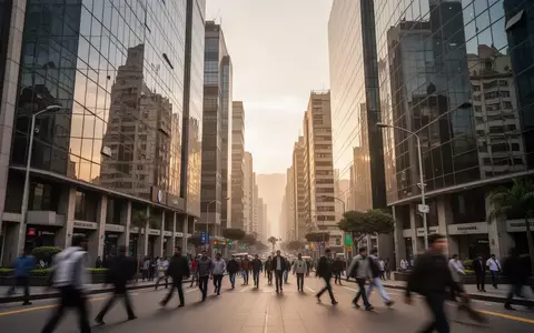 Moderne Bürogebäude in einem Finanzviertel von Lima bei natürlichem Tageslicht. - Foto: über boerse-global.de