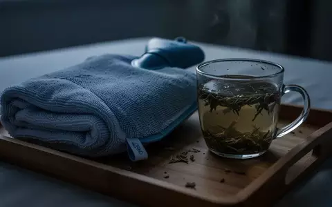 Symbolbild: Wärmflasche, Handtuch und Kräutertee - Foto: über boerse-global.de